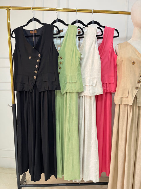 Women Casual Linen Co-Ord Sets